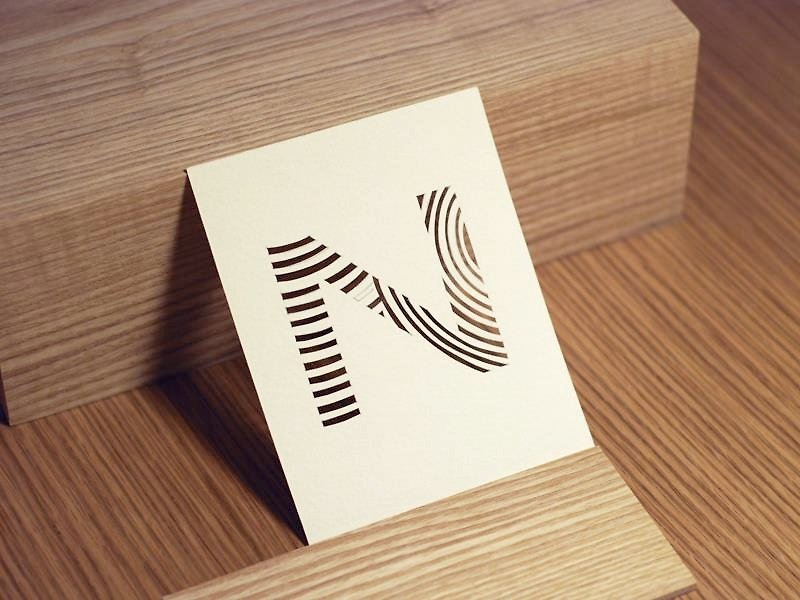 jainjain の彼/彼女のための簡単な手作りの手紙カード Raeche / N - カード・はがき - 紙 ホワイト