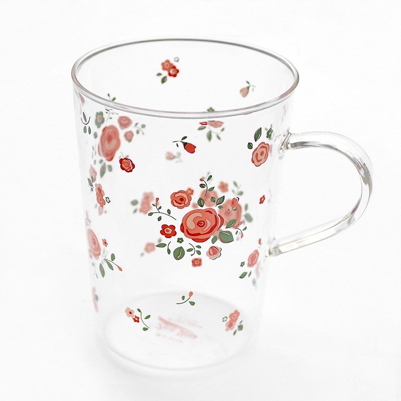 U-PICKオリジナル製品のライフ花のパイレックスガラス原稿ガラスの花のカップミルク - 急須・ティーカップ - ガラス 