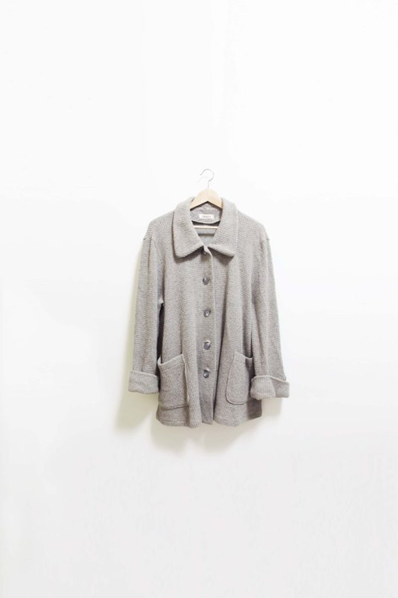 【Wahr】灰織外套 - Women's Sweaters - Other Materials Multicolor