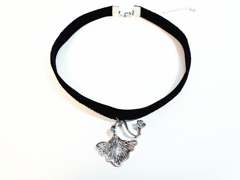 W&Y Atelier - Black Choker , Necklace (4 colors) - สร้อยคอ - วัสดุอื่นๆ สีเทา
