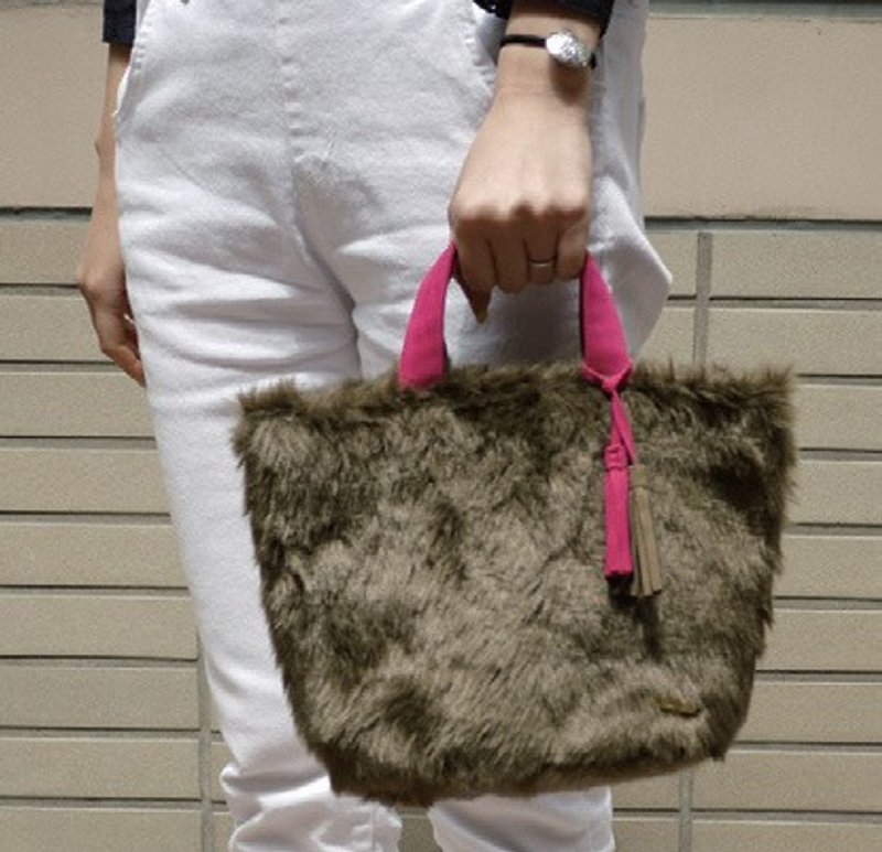 [DUAL STYLE] Japanese textured handbag - กระเป๋าถือ - เส้นใยสังเคราะห์ 