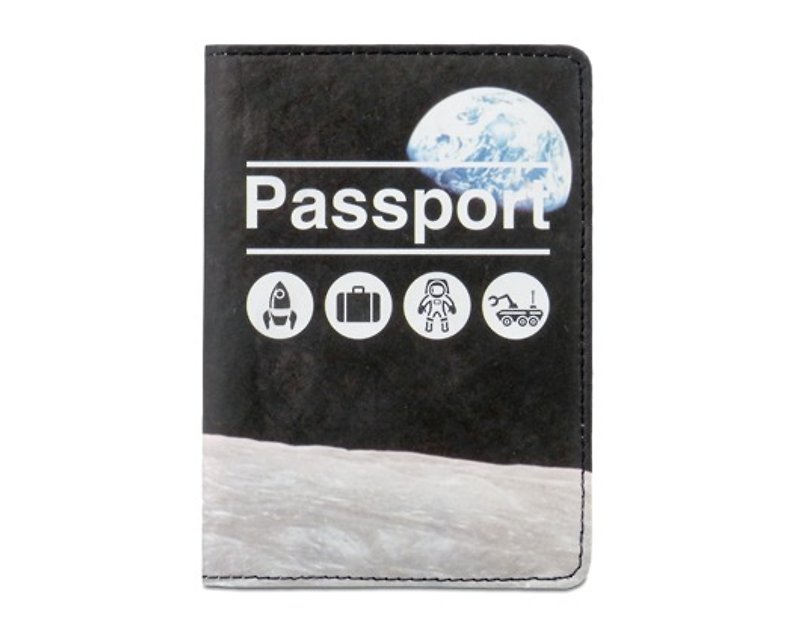 マイティパスポートカバー_SPACE - パスポートケース - その他の素材 ブラック