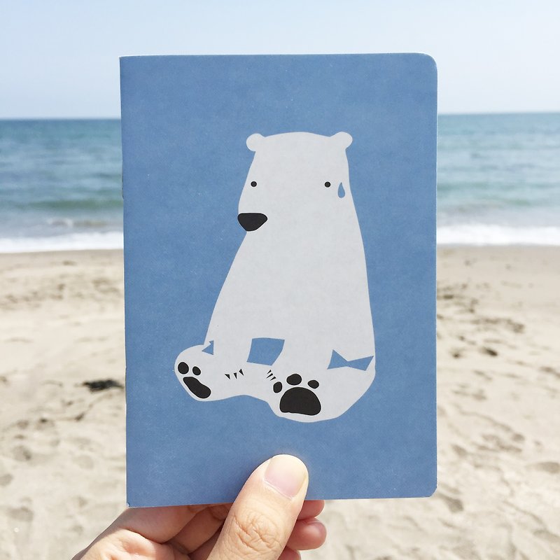 A6 Notebook | Polar Bear - Notebooks & Journals - Paper Blue