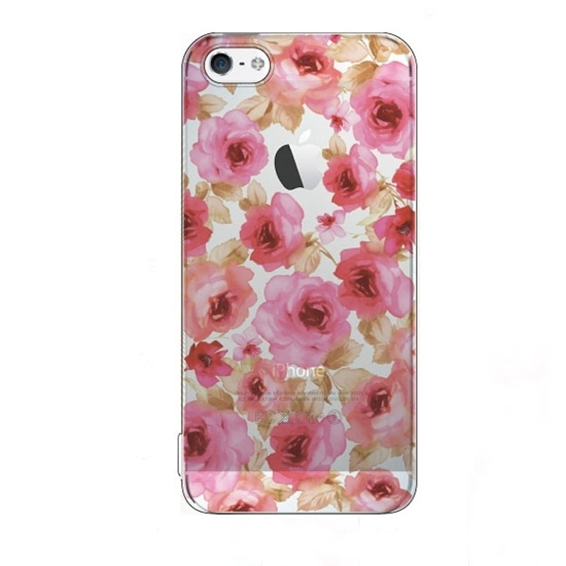 女孩寓所 ::Voxstore x iphone 5/5s 透明手機殼-薔薇 - อื่นๆ - พลาสติก สีแดง