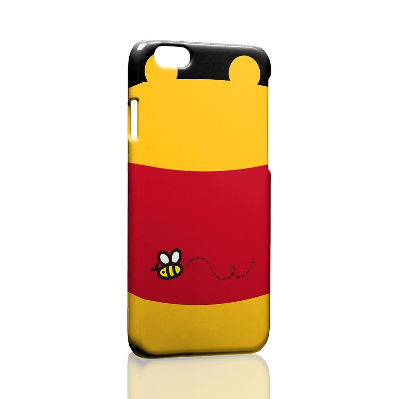 Winnie the Pooh back Custom Phone Case (iPhone, Samsung, htc, Sony applicable) - เคส/ซองมือถือ - พลาสติก สีเหลือง
