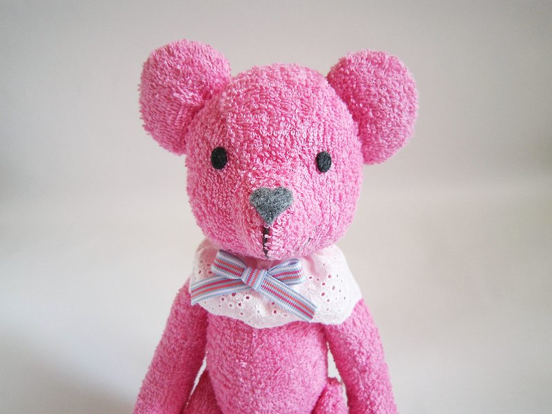 Pink熊 - 公仔模型 - 其他材質 粉紅色