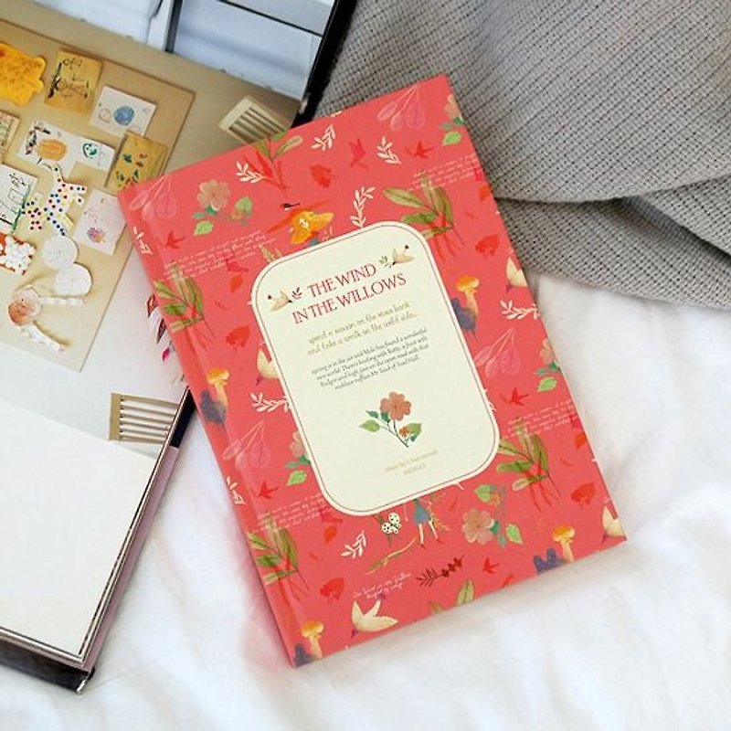 Dessin x indigo- classic fairy tale hardcover stripes Notebook - Pink Lady, IDG04675 - สมุดบันทึก/สมุดปฏิทิน - กระดาษ สึชมพู