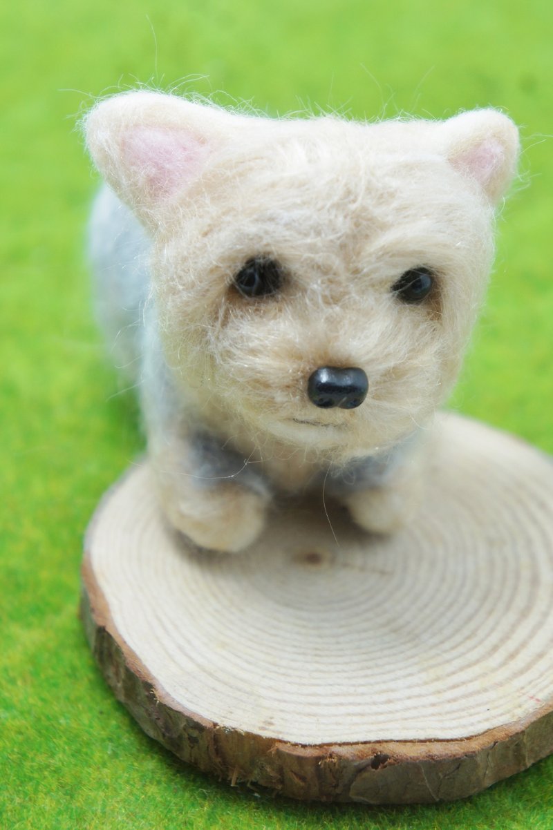 Wool Felt Puppy Customized - Stuffed Dolls & Figurines - Wool 