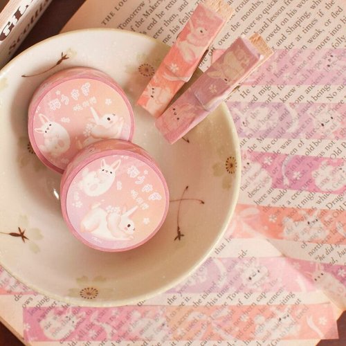 Cherry blossoms x Bunny * Masking tape