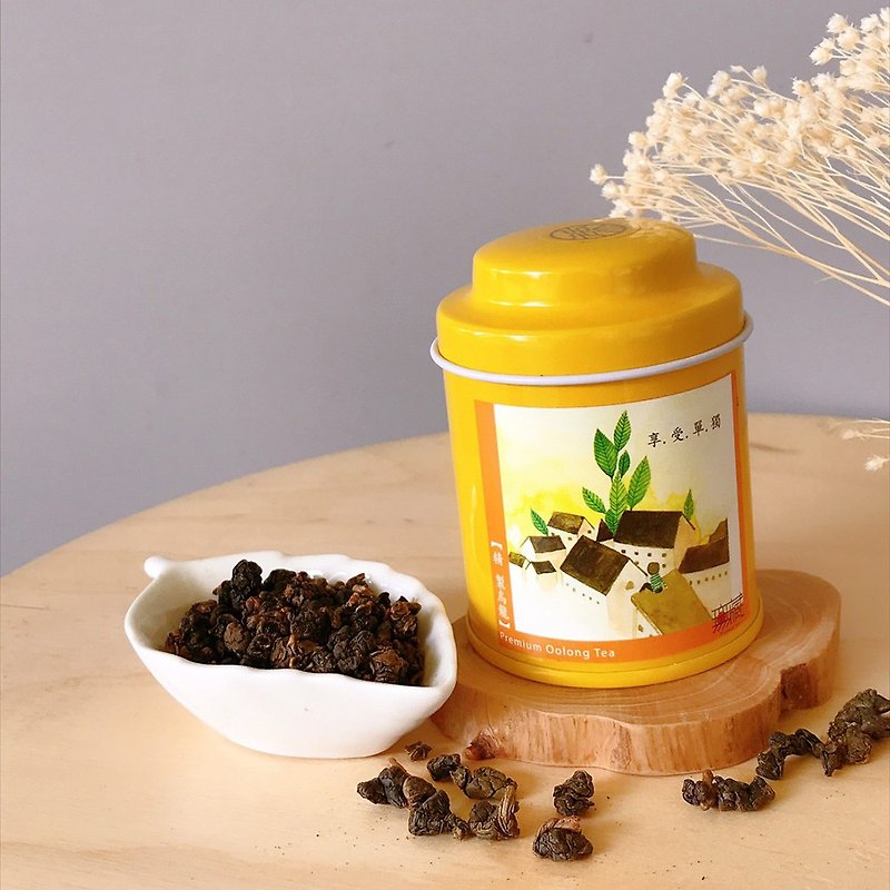 【Wu-Tsang A-Li mountain】- Premium Oolong Tea - 18gram set. - ชา - วัสดุอื่นๆ สีส้ม