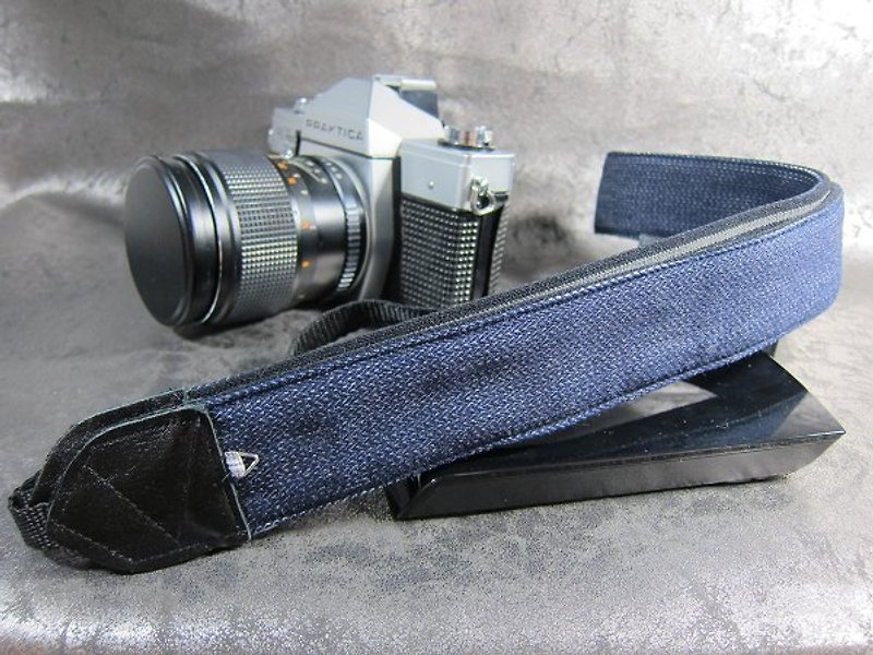 "Blue Cowboy" Decompression Belt Camera Belt Uke Lili Camera Strap - Camera Straps & Stands - Other Materials Blue