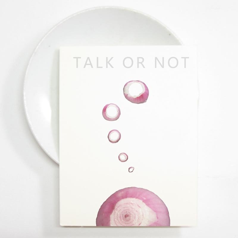 Original Wall Art, Photo Print 16x21cm Photography of Onion Bubble, To Be or Not To Be in the Kitchen - Posters - Paper Purple