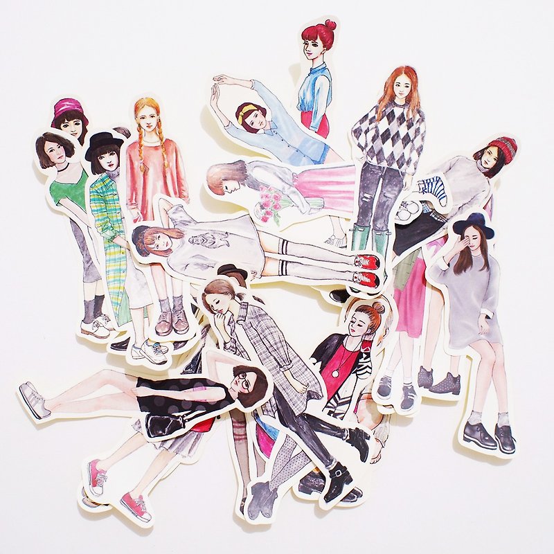 Hyun teenage girl Princess body 22 into surging group - Stickers - Paper 