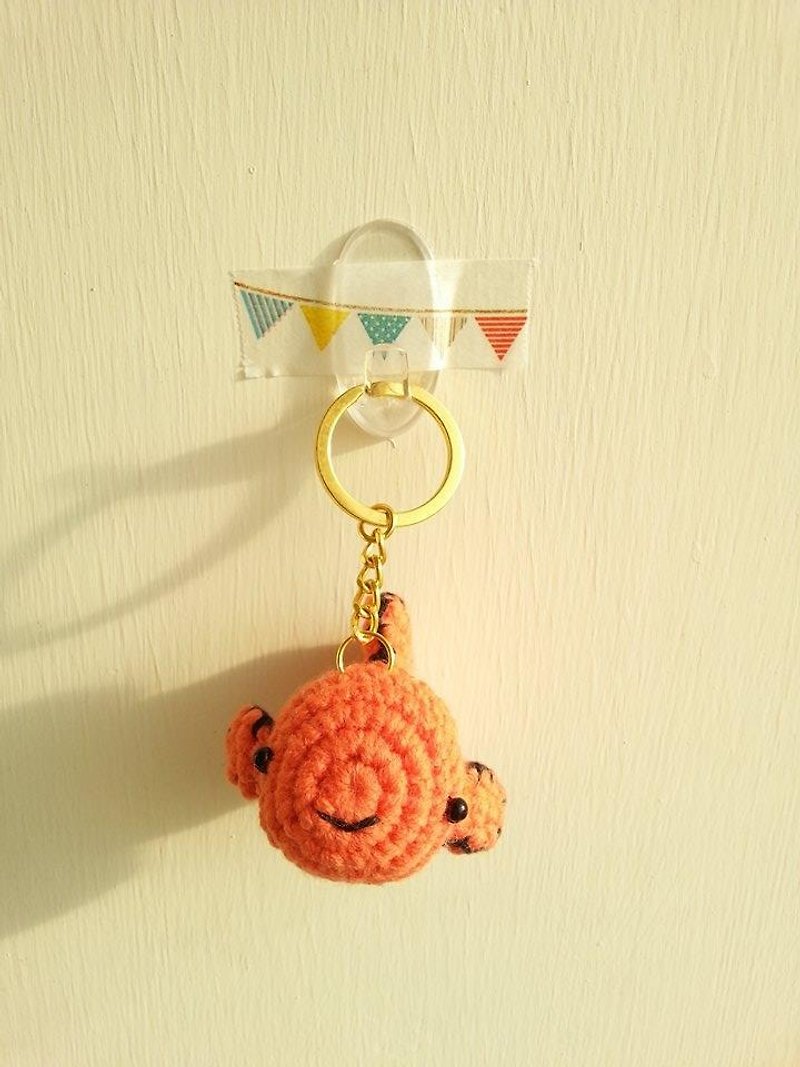 [Knitting] Marine Biology ~ sea creatures large collection -NO.2 Clownfish / Anemonefish happy clown - Keychains - Other Materials Orange