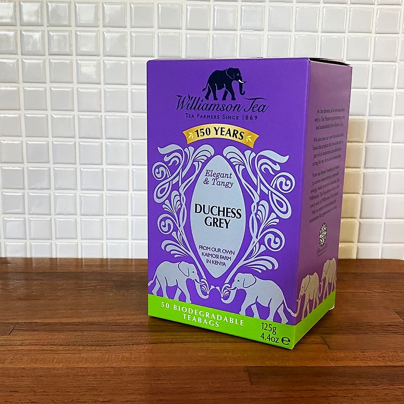 伯爵夫人茶DUCHESS GREY / 圓片茶包系列(50個圓片茶包) - 茶葉/茶包 - 新鮮食材 紫色