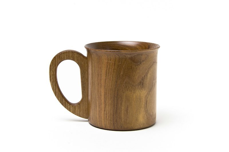Takahashi process pagoda tree mug S - แก้วมัค/แก้วกาแฟ - ไม้ สีนำ้ตาล