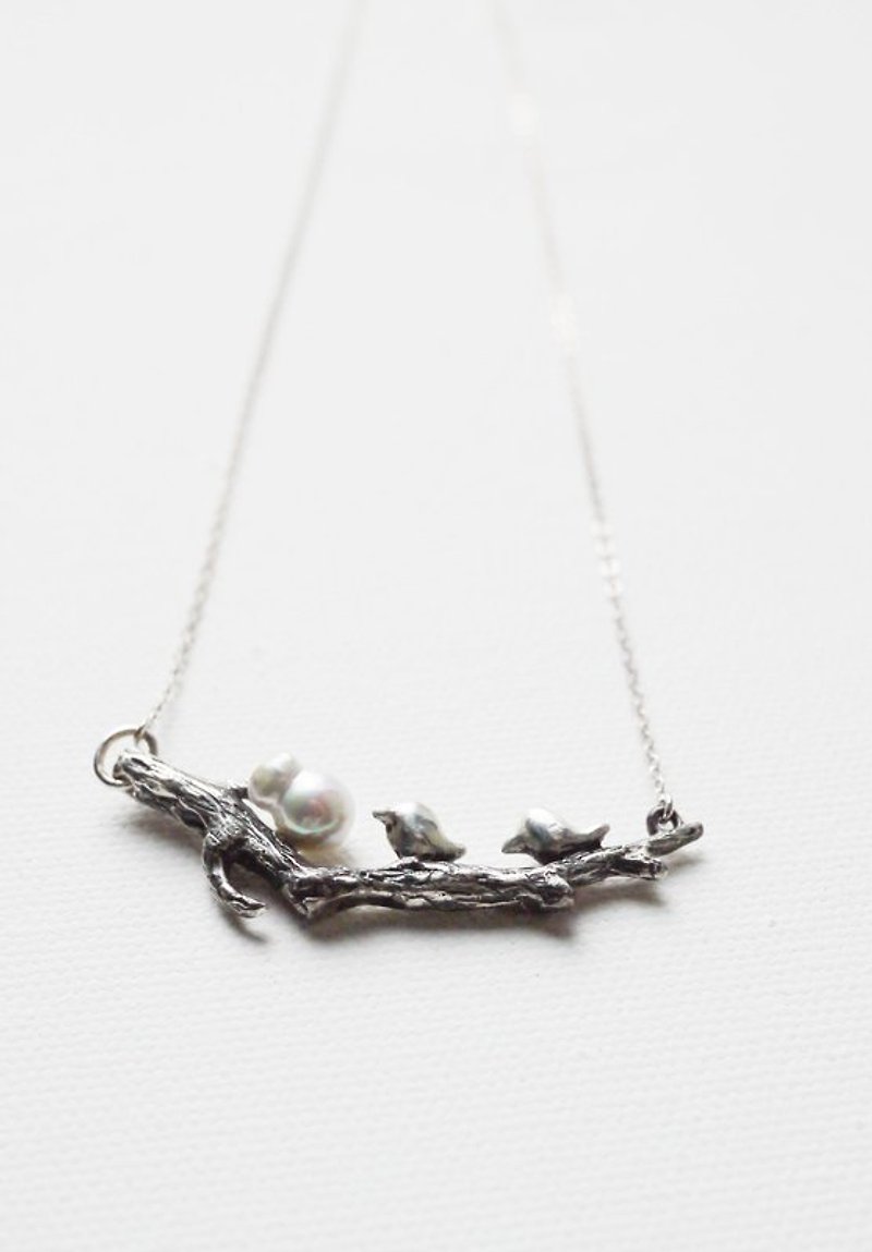 Petite Fille Handmade Silver Happiness Fruit Sterling Silver Necklace - สร้อยคอ - เงินแท้ สีเงิน