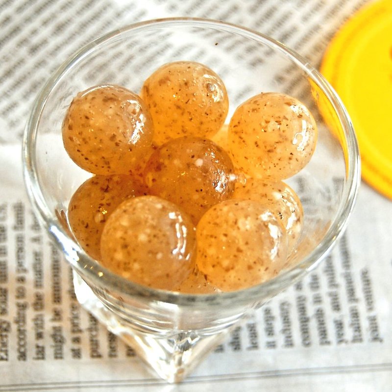 Black Fungus QQ Circle x Cheese│Milk Vegetarian, Jelly Food - Panna Cotta & Pudding - Fresh Ingredients Yellow