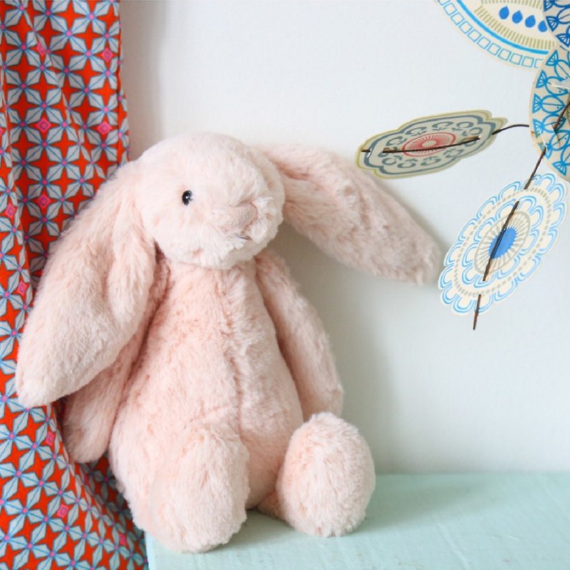 Bashful Pink Bunny 寶貝粉兔 31cm - 玩偶/公仔 - 聚酯纖維 粉紅色