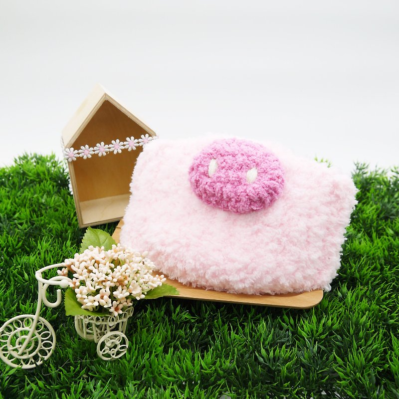 棉花糖動物口罩-粉紅小豬 - 口罩/口罩收納套 - 其他材質 粉紅色