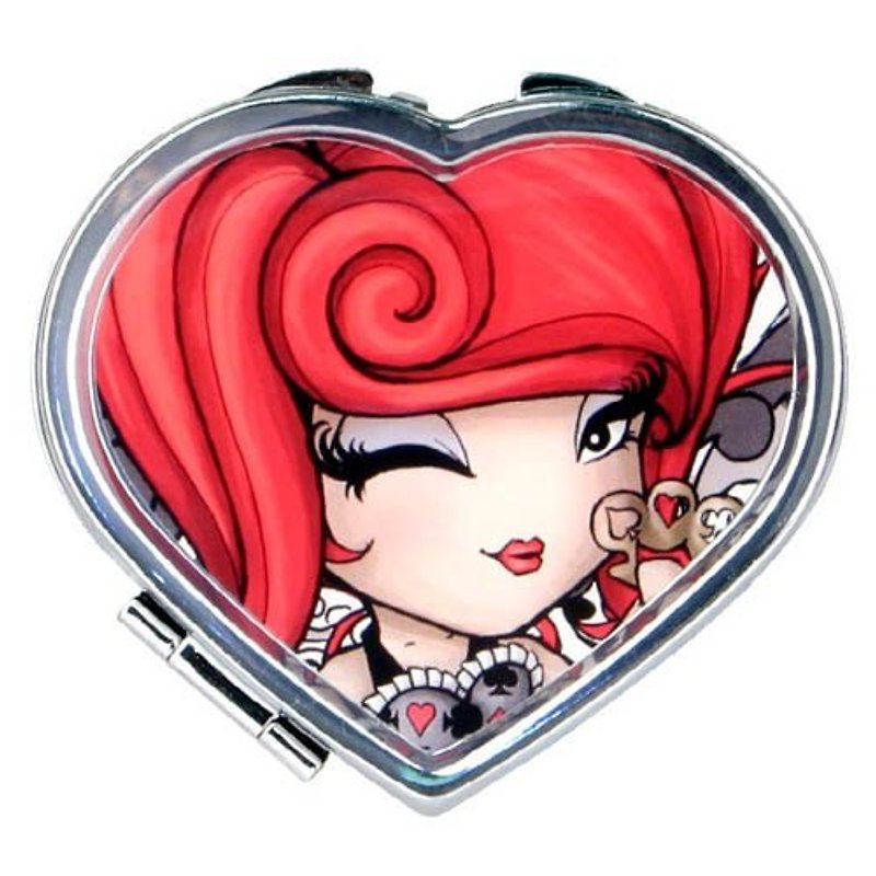 Kimmidoll Love－和愛娃娃隨身鏡 幸運蕾西 - 其他 - 其他材質 紅色