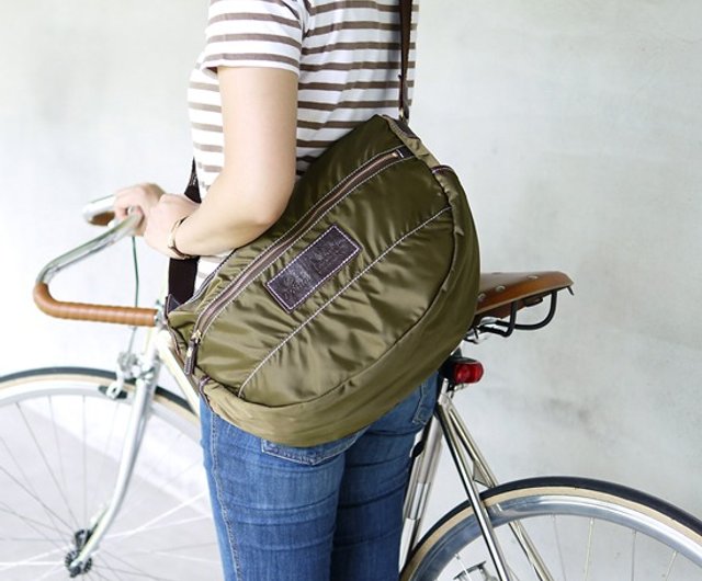 Japanese casual material waterproof messenger bag Made in Japan by SUOLO -  Shop suolo Messenger Bags & Sling Bags - Pinkoi