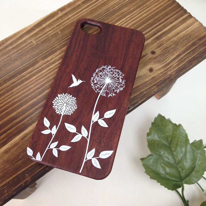 Dandelion Real Wood iPhone Case for iPhone 6/6S, iPhone 6/6S Plus - Other - Wood 