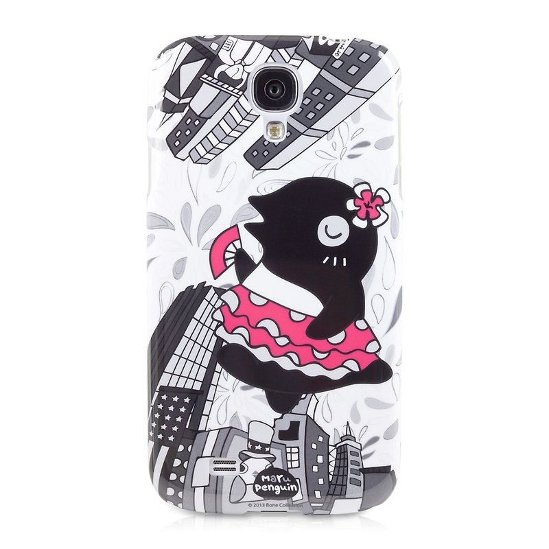 Samsung S4 Maru painted penguin back cover protective shell -Maru - Phone Cases - Other Materials Multicolor