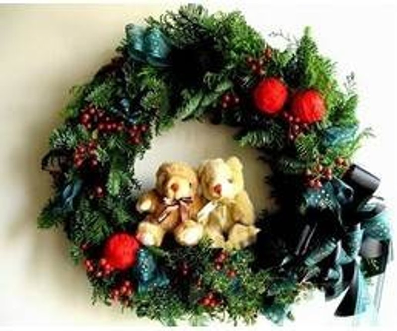 A01502000 Handmade exquisite Nobesson Christmas wreath - Plants - Plants & Flowers Green
