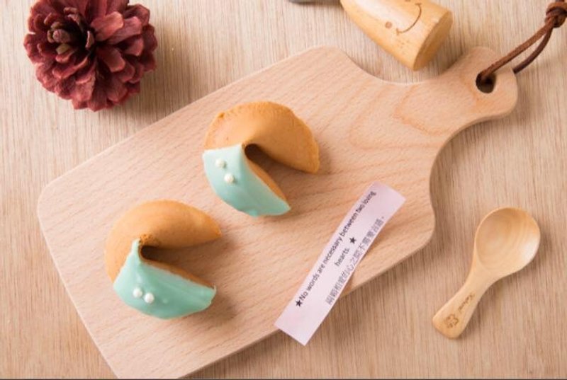 C.Angel [TIFFANY Lucky Fortune Cookie] Handmade without preservatives - Handmade Cookies - Fresh Ingredients Blue