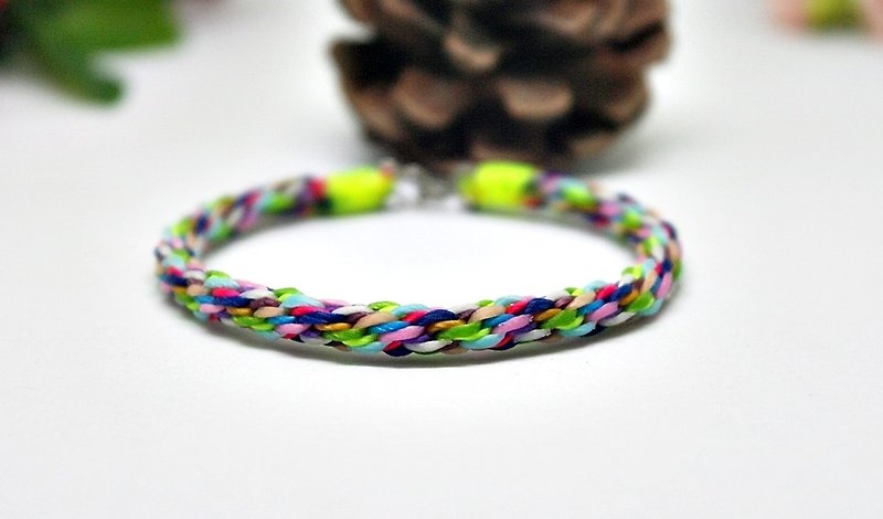Thai silk wax line <Neil> //You can choose colors // - Bracelets - Wax Multicolor