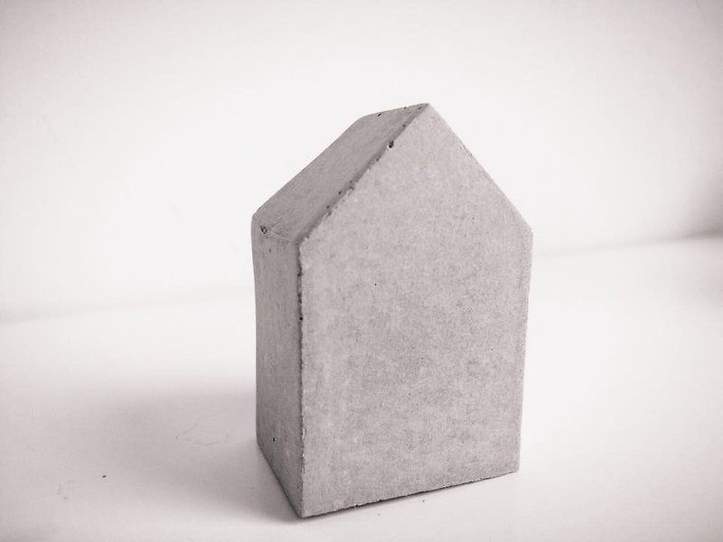 JokerMan / 0 - into the house home & office heal relieve pressure on the small things · intimate creative small gifts - small cement house small objects · · wedding decorations - Items for Display - Cement Gray