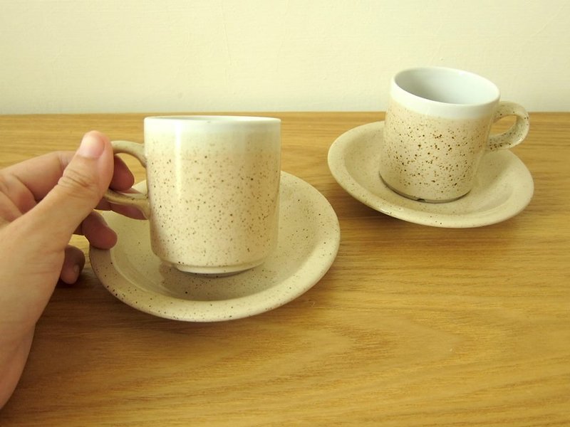 芬蘭PENTIK奶茶漸層杯盤組 - 咖啡杯/馬克杯 - 其他材質 白色