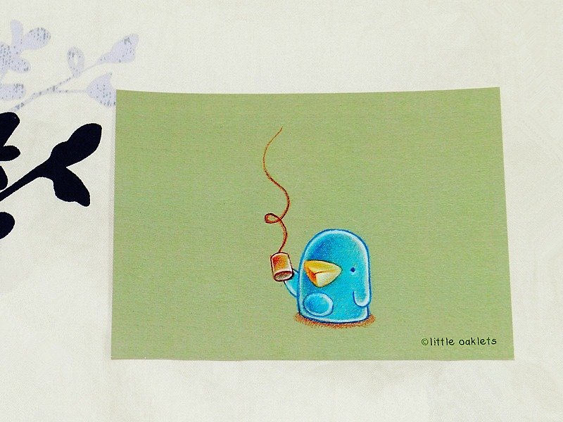Oaklets whispering postcard - Cards & Postcards - Paper Blue