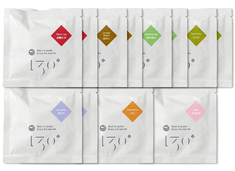 百山渡-12入綜合花茶禮盒 - 茶葉/茶包/水果茶 - 植物．花 多色