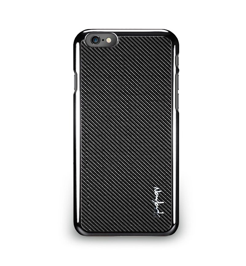 iPhone 6 -The真皮シリーズ - ガラス保護リア - 灰色の騎士 - その他 - プラスチック グレー