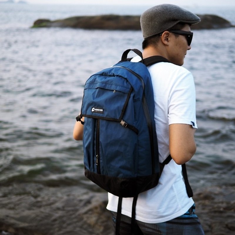 PIPE-T1 Backpack (blue) - Backpacks - Waterproof Material Blue