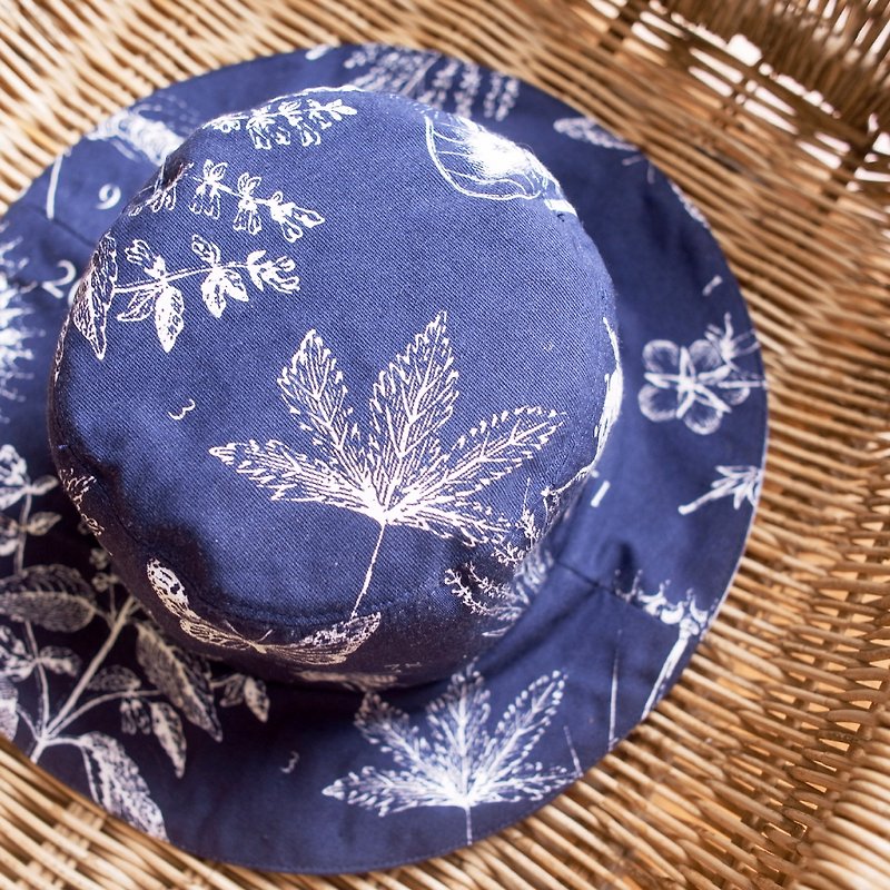 A MERRY HEART♥昆蟲系漁夫帽 - 帽子 - 其他材質 藍色