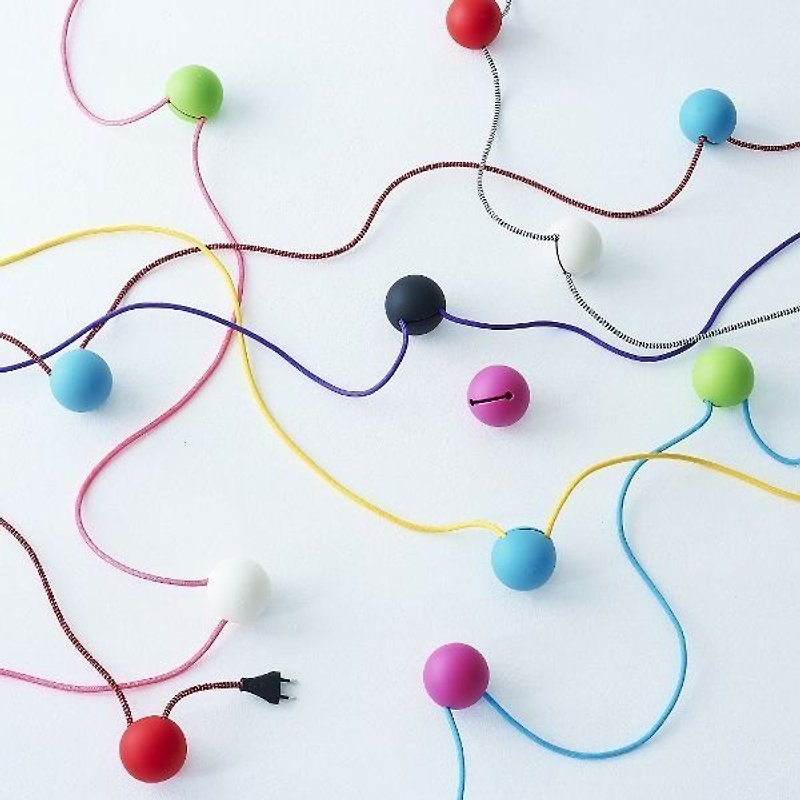 Great balls of wire-power cord storage ball - อื่นๆ - พลาสติก หลากหลายสี