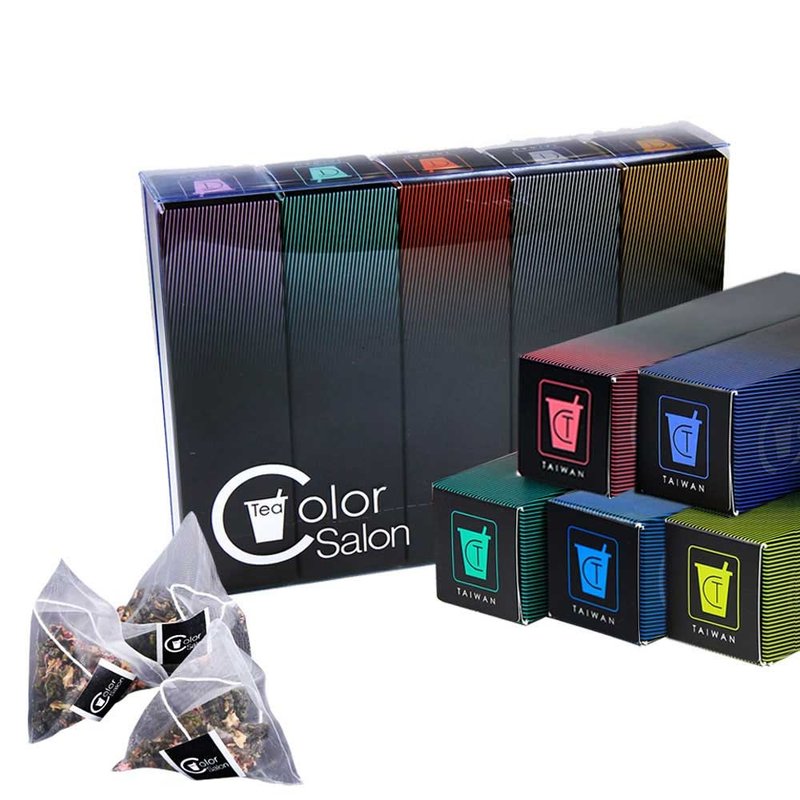 【Color Salon Tea】夜眠佳人5入組 - 茶葉/茶包/水果茶 - 植物．花 多色