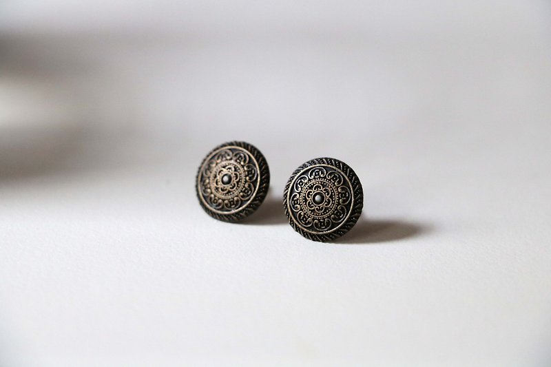 Handmade Earrings ♁ Islam - Earrings & Clip-ons - Other Metals Brown