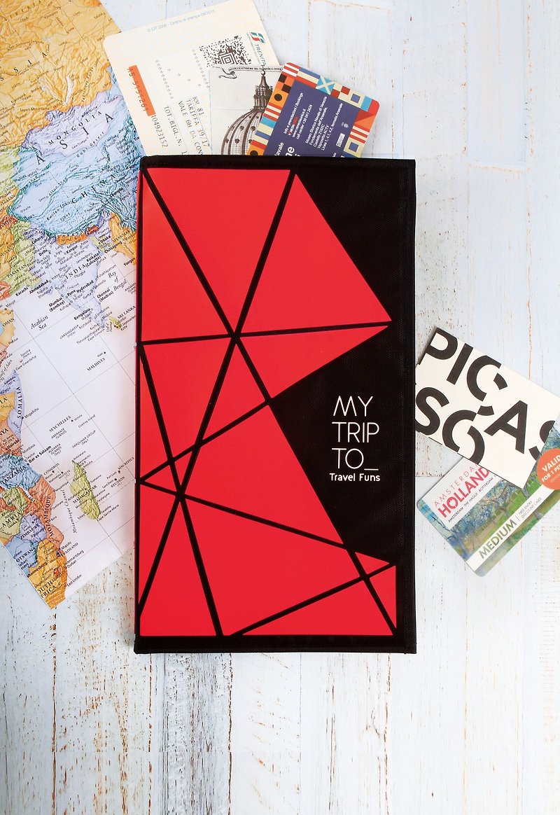 Travel Funs - Red - Notebooks & Journals - Paper Red