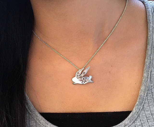 bunny necklace tiffany