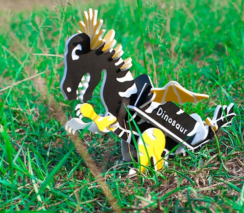 【益智玩具】戴那索┇DIY 立體拼圖 動物系列 療癒小物 - 拼圖/砌圖 - 壓克力 黑色