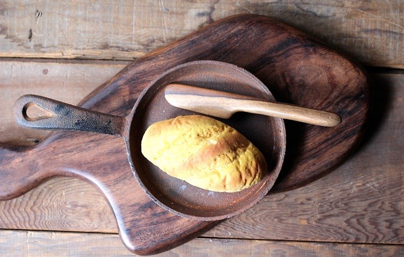 胡桃木 ♩ 奶油抹刀 - 餐具/刀叉湯匙 - 木頭 咖啡色