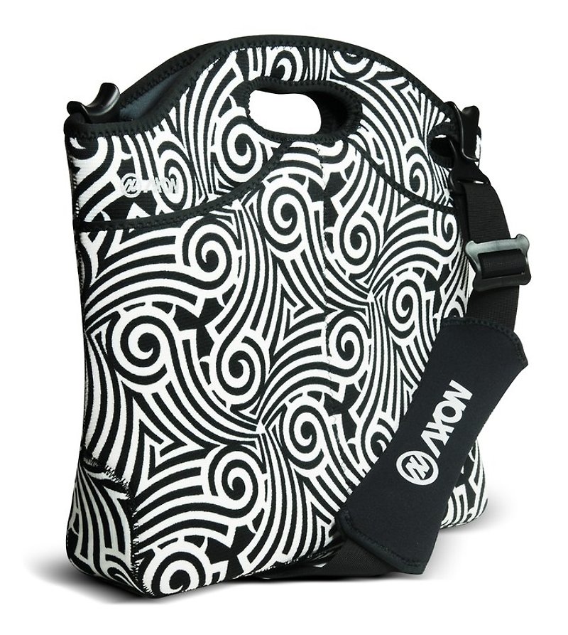 AXON 15" computer bag with zebra pattern (with partition) - Laptop Bags - Waterproof Material Multicolor