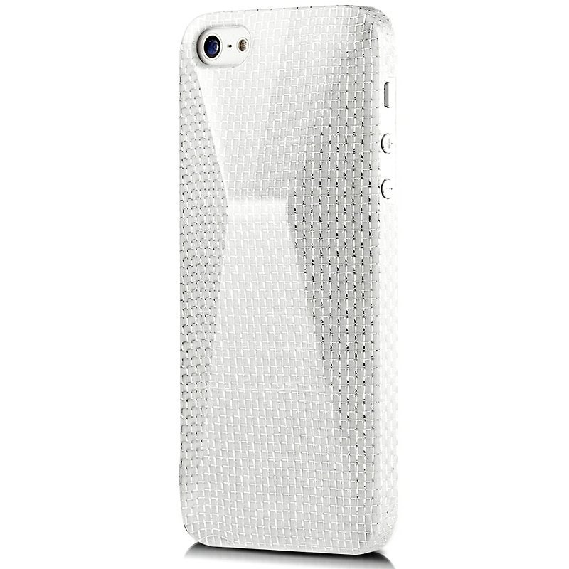 monCarbone [ピーク] iPhone SE / 5S / 5カーボンファイバーケース（ホワイト） - スマホケース - その他の素材 ホワイト