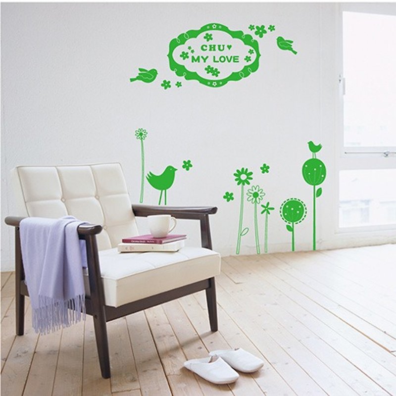 Smart Design Creative Seamless Wall Sticker◆Floral fragrance - Wall Décor - Plastic Multicolor