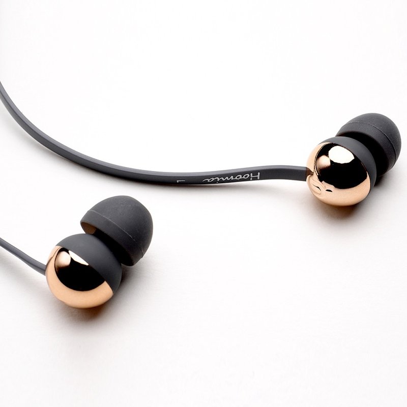 Lust sound good live │hoomia design │ [] C8G colorful life. Rose Gold Moneyball stereo ear headphones (gentleman gray) - หูฟัง - พลาสติก 