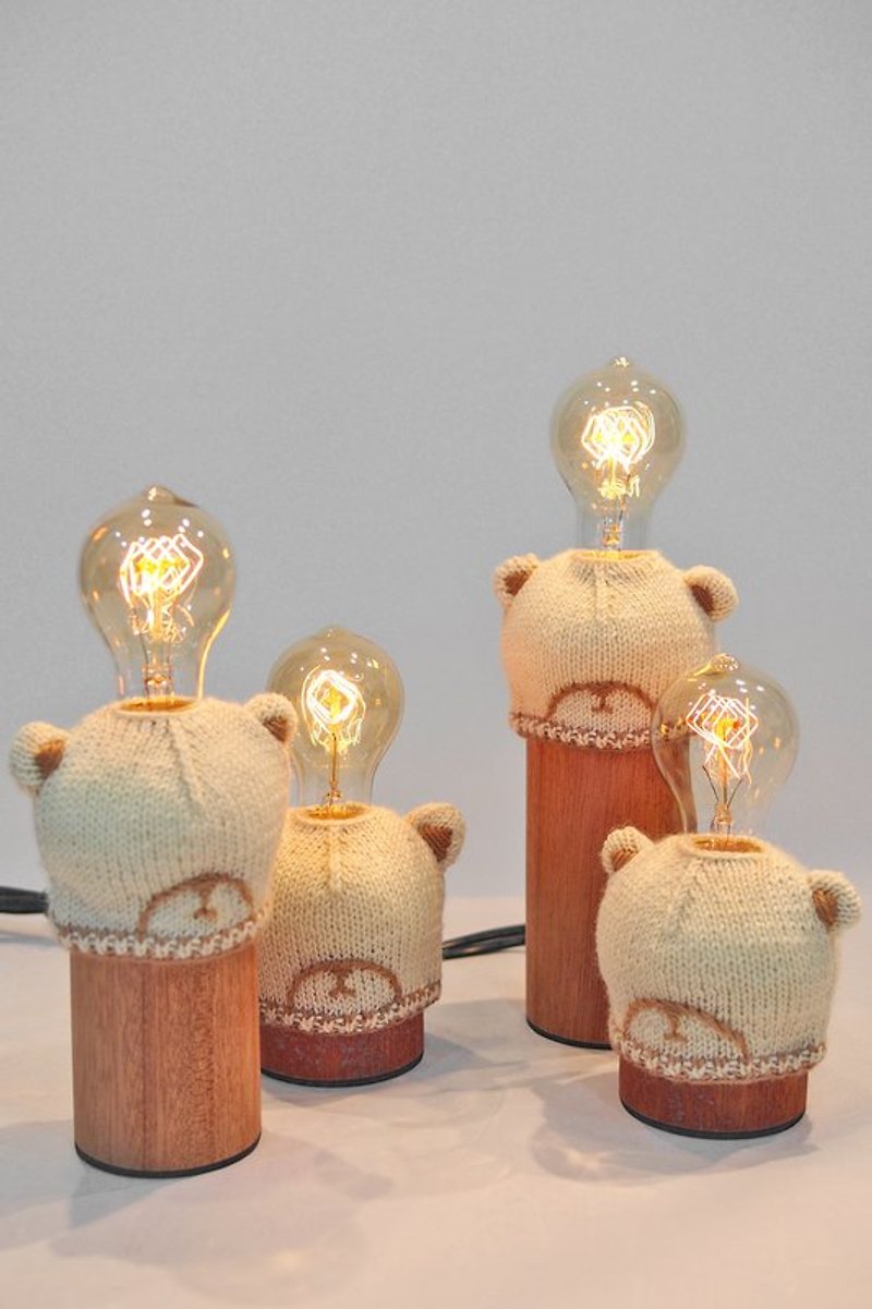 追加された人形暖かい光モモ/注文ボーナスヒノキの木材保護油（3ミリリットル缶、使用可能な3〜4回） - 照明・ランプ - その他の素材 イエロー
